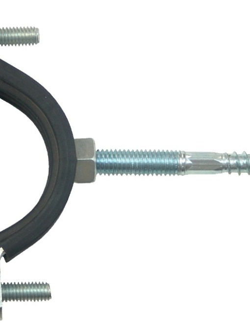 COLIER DIN METAL CU PREZON SI GARNITURA CAUCIUC 75-80MM - 2 1/2" (PACHET 10 BUCATI)