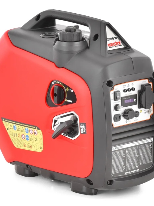 INVERTOR MONOFAZAT, 79.8 CM3, REZERVOR 4 LITRI, TENSIUNE 230V / 12/5 V, HECHT IG 2201