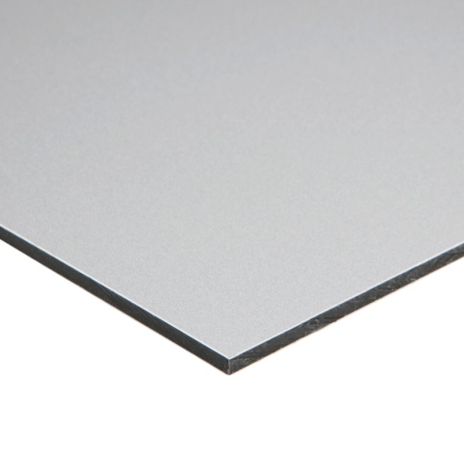 PIASTRA BOND/DIBOND/ALUCOBOND ARGENTO/BIANCO 2MM (0,2MM) 1500X3050MM / 4,575MP