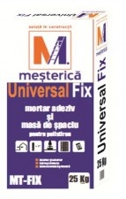 Polystyrene Adhesive and Spacing Mass Mesterica Universal Fix 25Kg