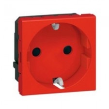 Socket Schuko Ups 45X45Mm For Cable Channel 100X50 Meks