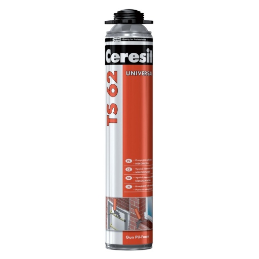 SPUMA POLIURETANICA CU EXPANDARE CONTROLATA PENTRU PISTOL CERESIT TS 62 / 750ML