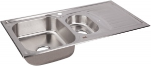 Stainless Steel Sink Extra Bowl For Countertop Xl-332 / Lxlxh[Mm]: 970X500X170; Type: Left-Handed