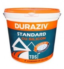 Standard Tds Standard Duraziv Структурирана структурирана декоративна мазилка със силикон (дървесна кора) / 25Kg