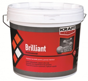 Vernice brillante Kraft, professionale, qualità tedesca, bianco, 15L