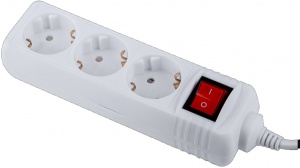 3P удължител с превключвател 3X1Mmp Ets / 10M