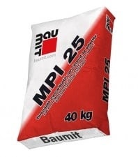 BAUMIT MPI 25 40KG / PALLET 35 SACCHI