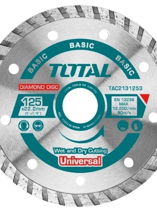 Concrete Cutting Disc, Total, 125×22,23