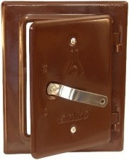 Corno Usa dipinto / 180X120Mm - Marrone