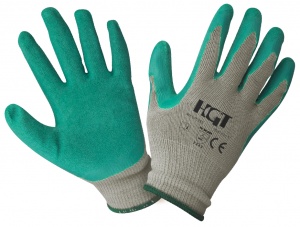 Green Knitted Latex Gloves Ets / 10