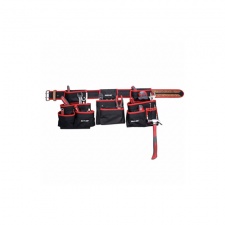 Leather Belt With 16 Pockets Polyester 75-113Cm