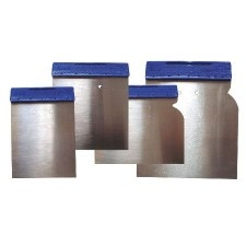 Metal Spatula Set with Plastic Handle - 4P.