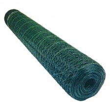 PLASTIC COATED ZN RABITZ MESH 1"(25 MM)X1 MM / 1X10M