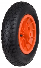 Pneumatic Wheel Wheel with Plastic Rim / Type: Cf-100; M: 4.00-8; Lb[Mm]: 103
