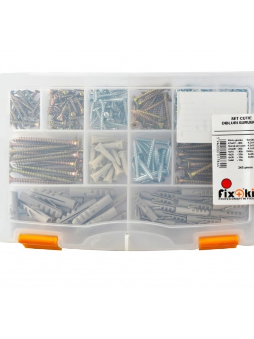 Screwdriver bit box set 2 - 245 pieces