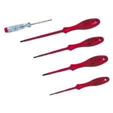 Set Pvc Izolate Pvc Screwdriver + Tester - 5P.