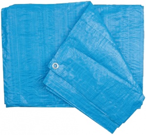 Tarpaulin 90G/Mp 4X5M - Blue