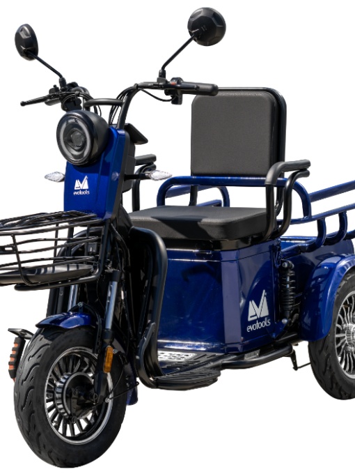 TRICICLU ELECTRIC PERSOANE DECENEU TRP500 ALBASTRU