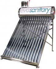 Unpressurised Solar Panel System With Stainless Steel Glass Tubes D / 12 Tubes