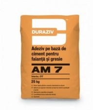 Интериорно лепило за плочки и плочки Duraziv Am 7 25Kg