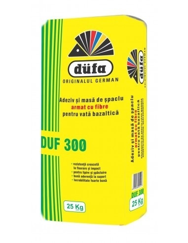 ADEZIV SI MASA DE SPACLU PT VATA MINERALA DUFA DUF300 / 25KG