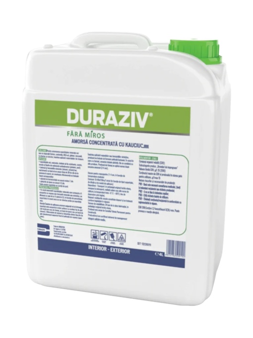 AMORSA CONCENTRATA FARA MIROS, CU KAUCIUC, DURAZIV ETICHETATA ECOLOGIC, 1L / 9 BUCATI