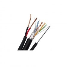 Ftp Cable Siamez Cat 5E 2X0.75Mm + Sufa Q5+ / Rola 305 Ml