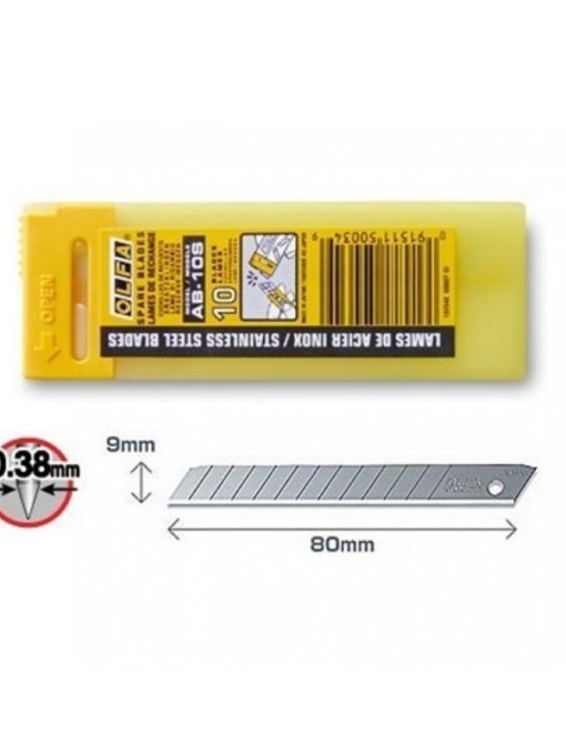 OLFA cutter blade, 9mm