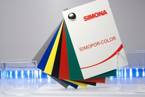PLACA RIGIDA DIN PVC EXPANDAT SIMOPOR COLOR - 0.58GR/CM3 5X1530X3050MM ALBASTRU - Img 2