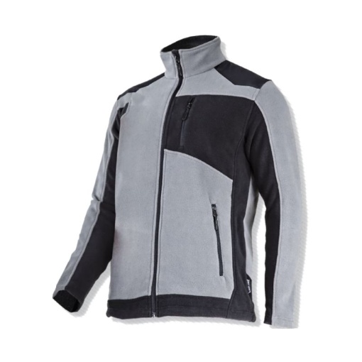 Polar Fle fleece jacket with inlay / Grey - S - Img 1