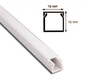 PVC кабелен канал 16X16 Viking Strong / 100Ml - Img 1