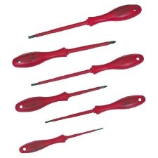 Pvc Insulated Screwdriver Set - 6P.