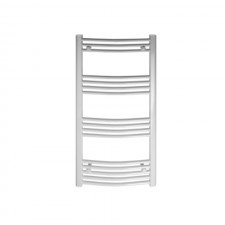 Radiator For Steel Bathroom, Curved, 14 Pipes, 400X1000Mm - Img 1