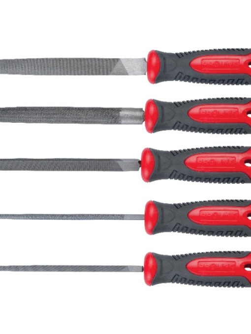 SET PILE METAL CU MANER BIMATERIAL 200MM - 5 PIESE