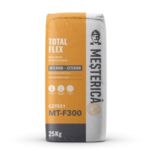 ADEZIV PENTRU PLACI CERAMICE SI PIATRA NATURALA MESTERICA TOTAL FLEX MT F300 / 25KG