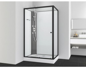 Cabina De Dus Cu Hidromasaj Cadita Joasa, Fara Plafon Sanotechnik Viva1 Ps19B