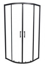 Cabina De Dus Semirotunda Sanotechnik Elite Ecoblack Rt80B