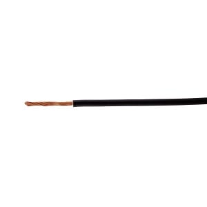 CABLU ELECTRIC CUPRU MYF H07V-K NEGRU 1.5MMP / ROLA 50M - Img 1