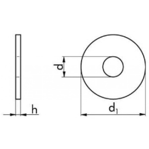 DIN 9021 - A2, flat washer - Img 2