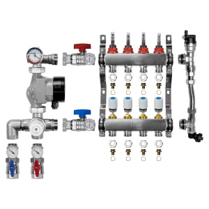 DISTRIBUITOARE DE INOX PENTRU INCALZIRE IN PARDOSEALA, 2 CAI, BASIC, 97DIS102 - Img 3