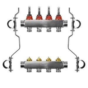 DISTRIBUITOARE DE INOX PENTRU INCALZIRE IN PARDOSEALA, 9 CAI, BASIC, 97DIS109 - Img 2