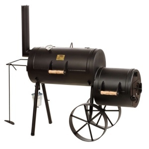 GRATAR PE CARBUNI CU AFUMATOARE, JOE'S BARBEQUE SMOKER, WILD WEST JS-33910, 150X80X157CM