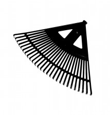 Grebla Plastic Evantai 610Mm / 24 Dinti / Colorata