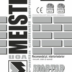 MORTAR STANDARD PE BAZA DE CIMENT, PENTRU TENCUIRE, MORTAR STANDARD M42, 25 KG