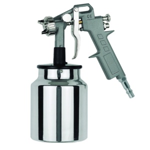 Paint Spray Gun With Lower Tank