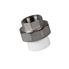Racord Cu Olandez Filet Interior, Ppr Alb, 20X1/2"
