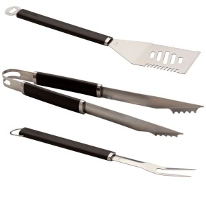 SET 3 USTENSILE DIN INOX PENTRU GRATAR CHAR-BROIL