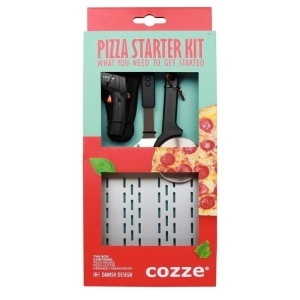 SET CADOU 3 PIESE, FELIATOR, TERMOMETRU SI PALETA PENTRU PIZZA COZZE