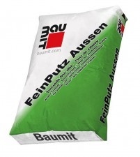 Tencuiala Fina Alba De Exterior Baumit Fein Putz Aussen 25Kg / PALET 54 SACI