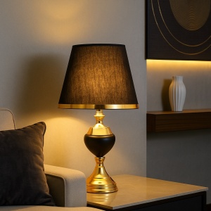 VEIOZA DECORATIVA NEAGRA, STIL CLASIC ELEGANT, E27